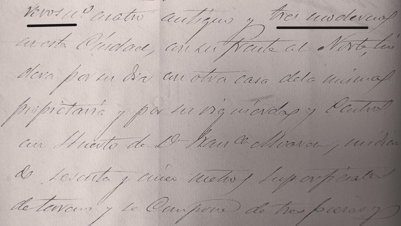 María Dolores Mar Oria, tenia una casa en el número 3 de la calle de  Montereros.