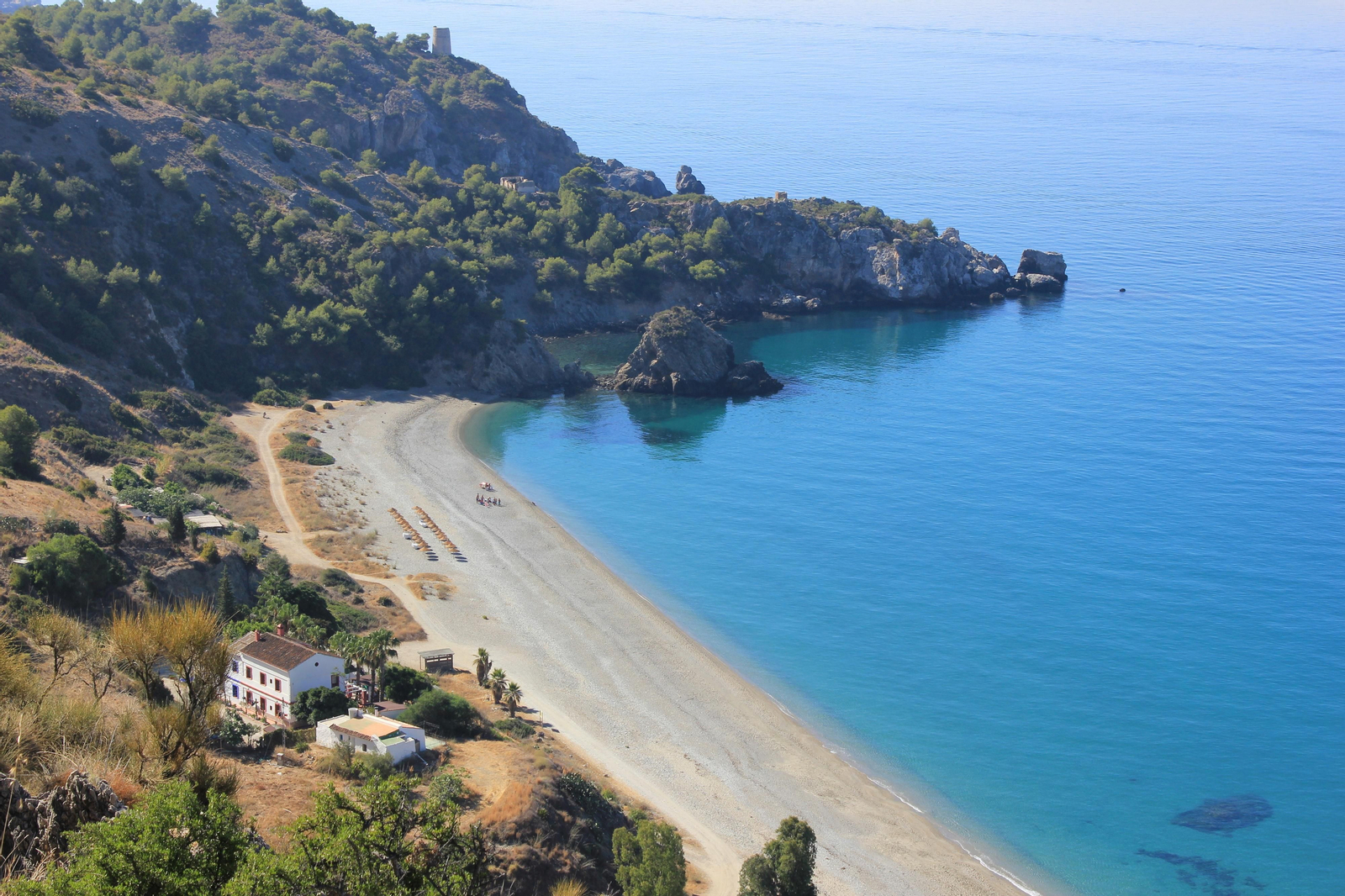 La Cala del Cañuelo. La Cala del Cañuelo.