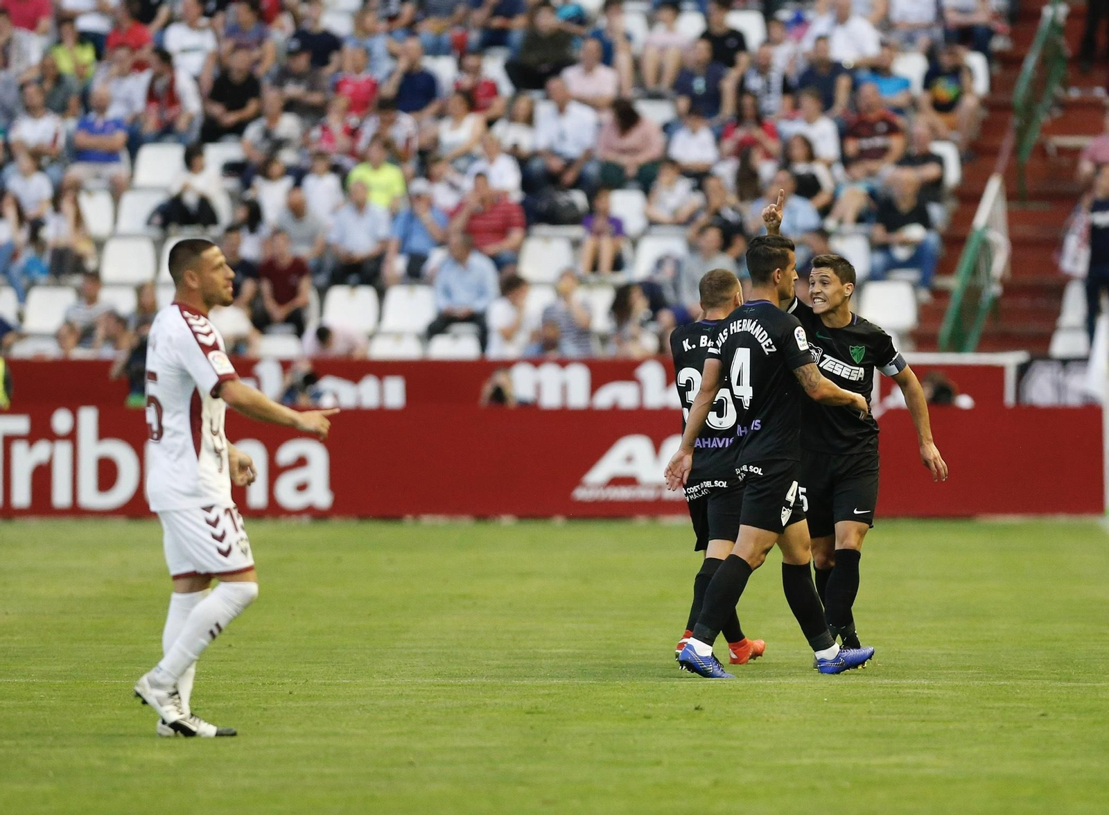 El Albacete - Málaga CF, en fotos