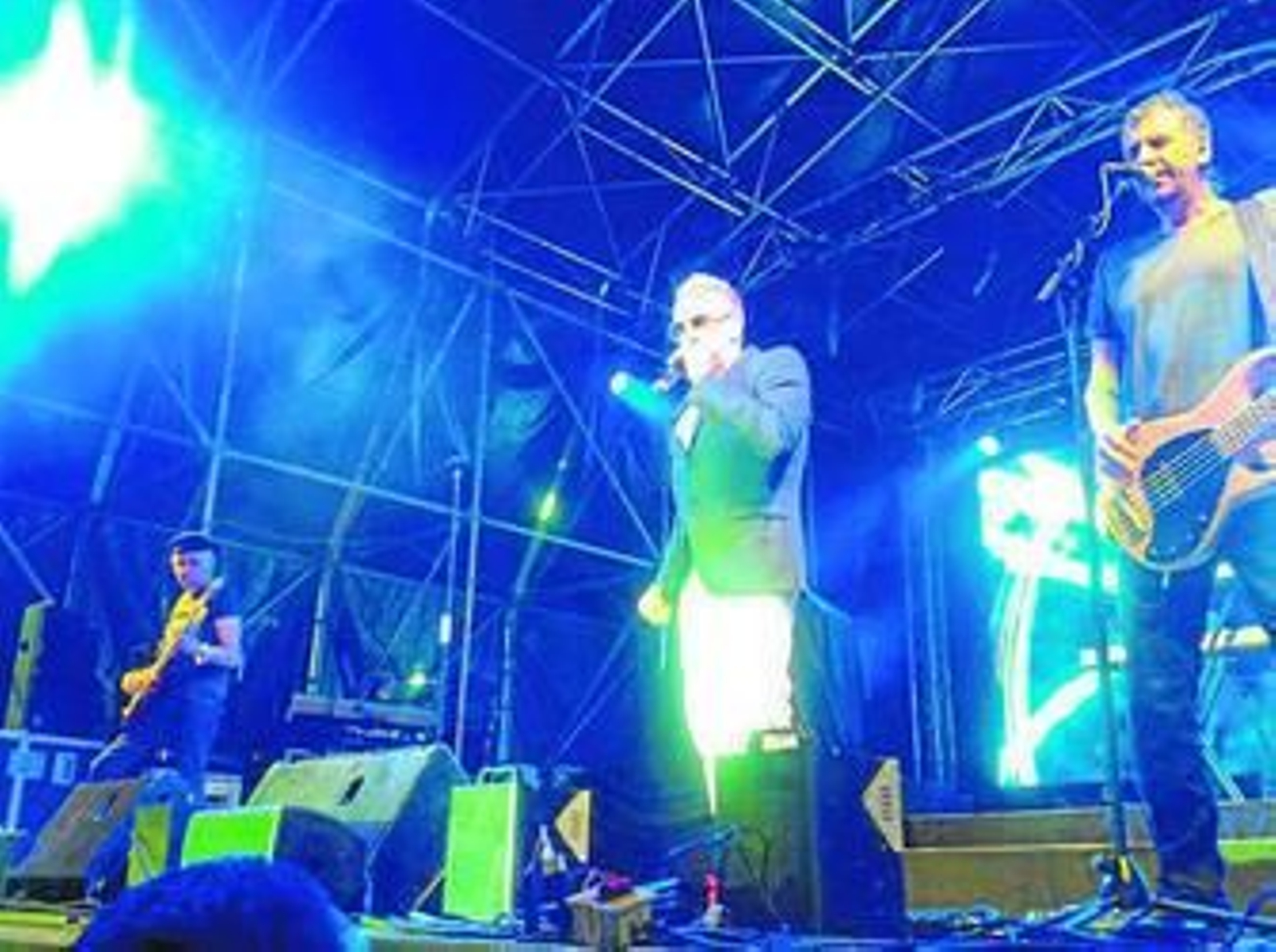 El grupo La Unión se subió al escenario el pasado domingo.