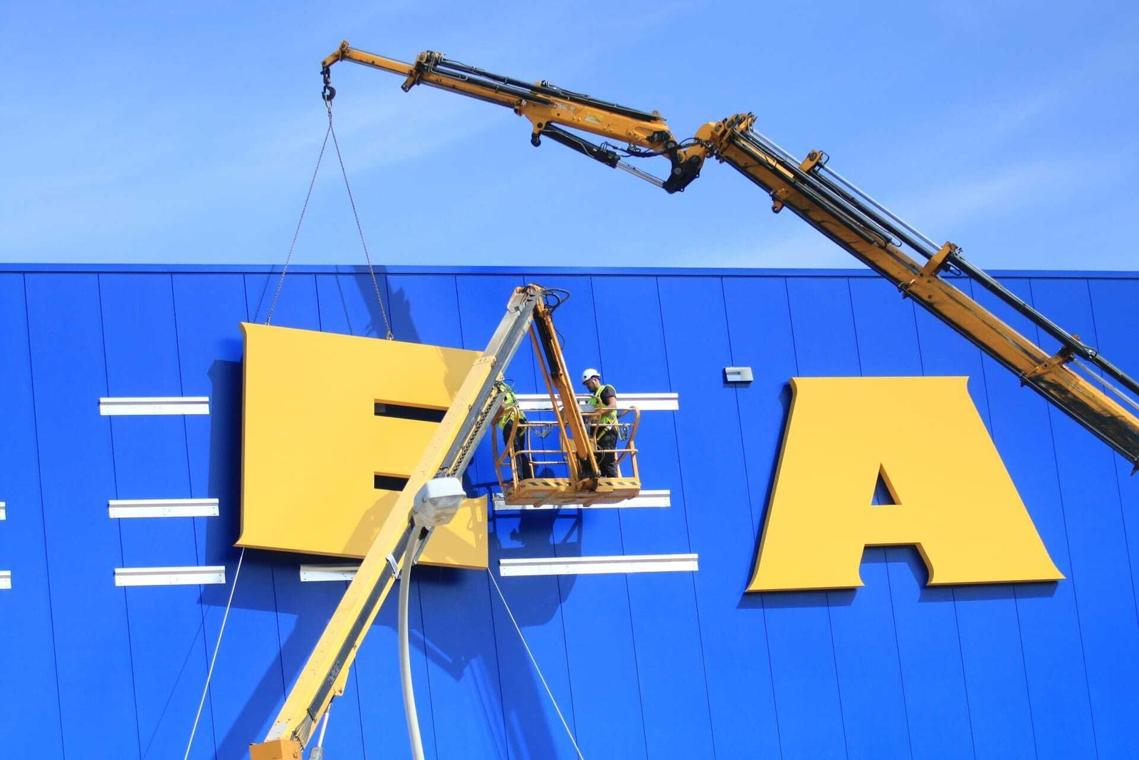 Las imágenes de cómo avanzan las obras de IKEA Almería