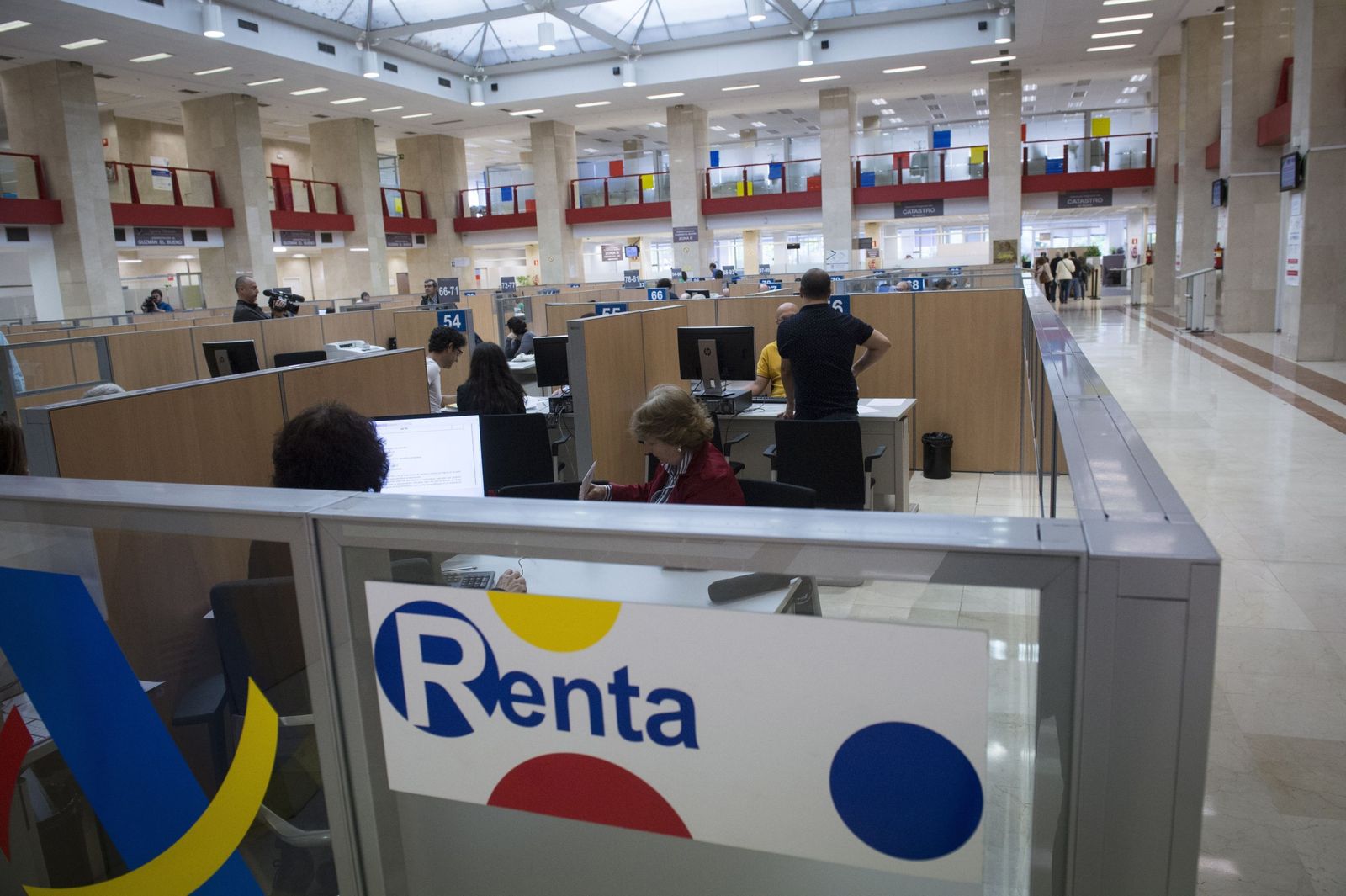 Imagen de archivo de una instalaciones de la Delegación Especial de la Agencia Tributaria en Madrid.