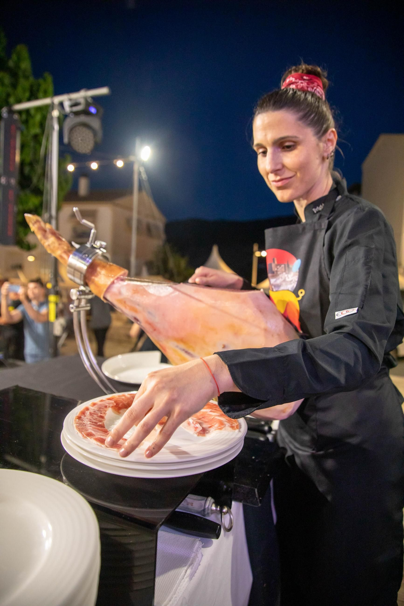 Concurso de cortadores de jamón en Serón, en imágenes