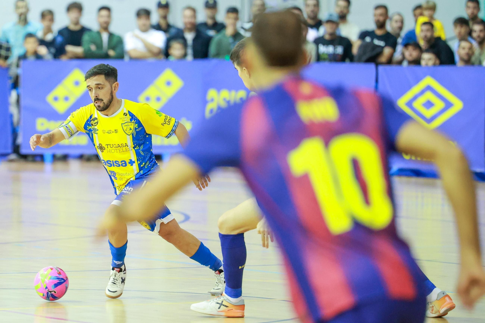 Las imágenes del CD Virgili Cádiz-FC Barcelona de Copa del Rey de fútbol sala