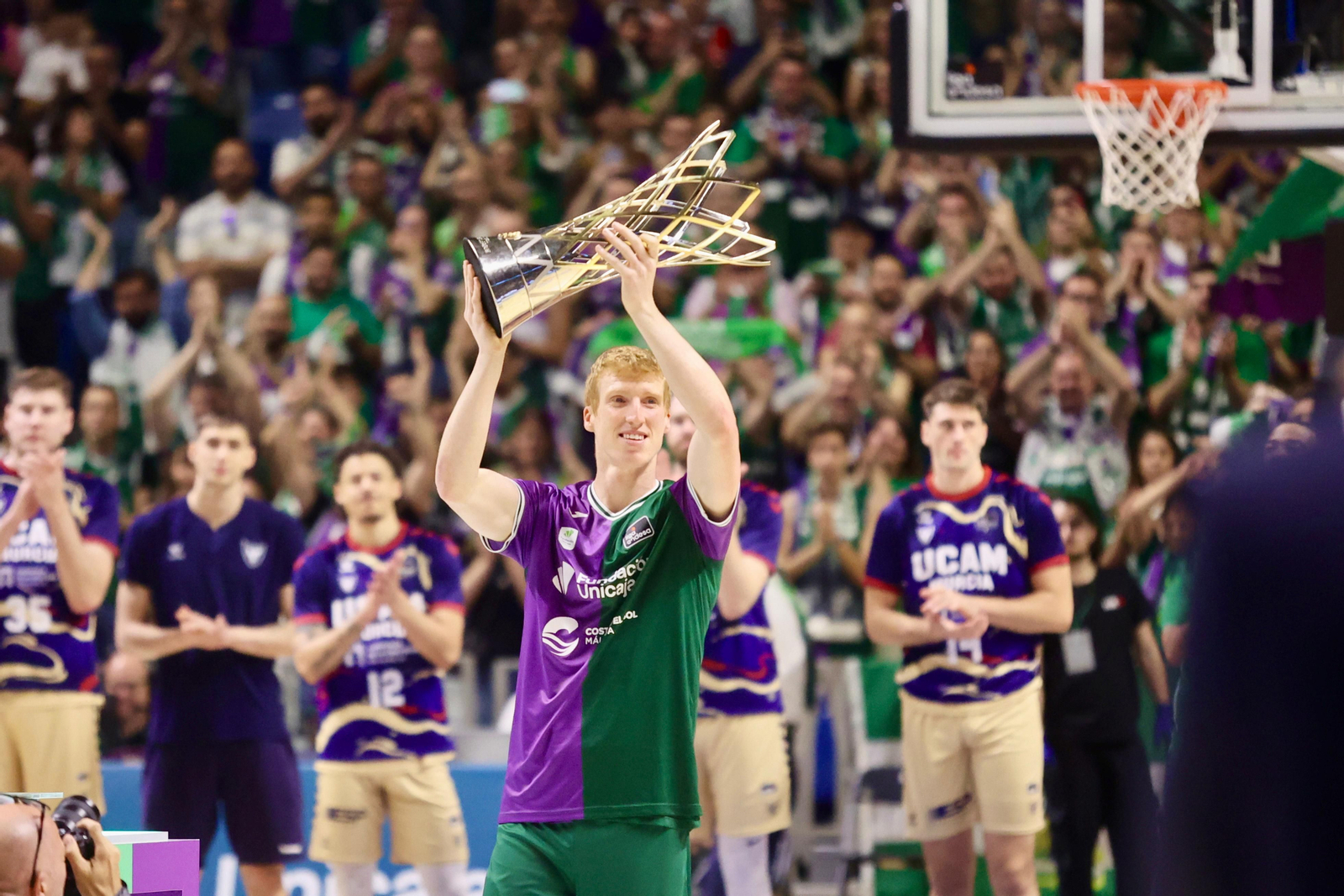 El Unicaja -UCAM Murcia, en fotos