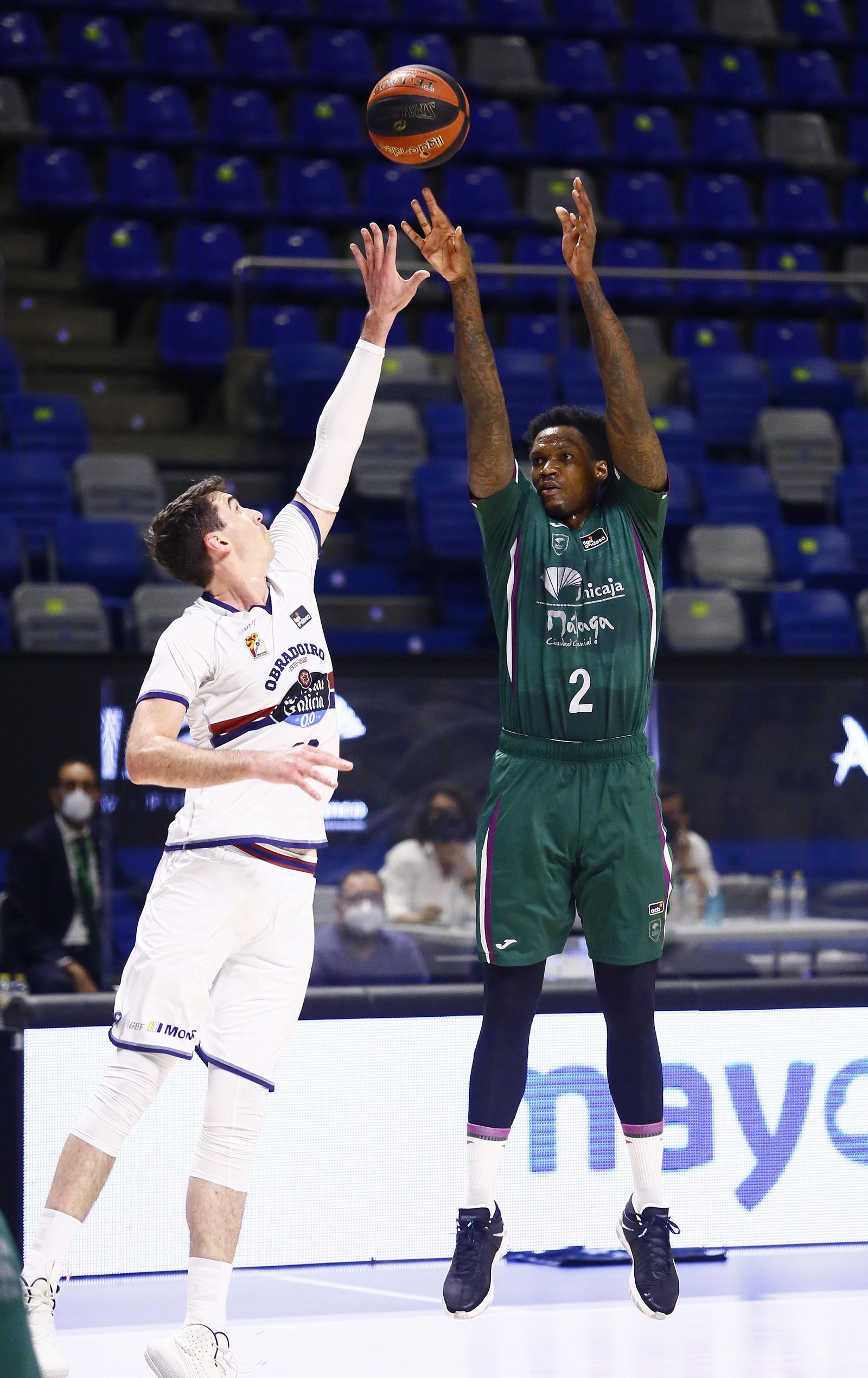 El Unicaja-Obradoiro, en fotos