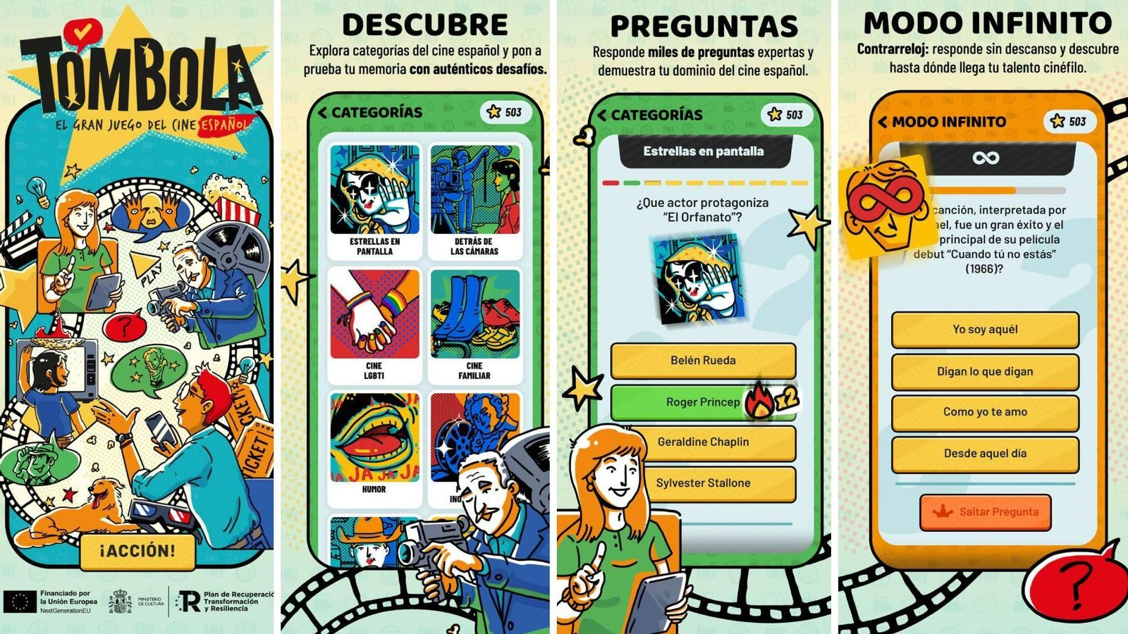 El videojuego Tómbola.