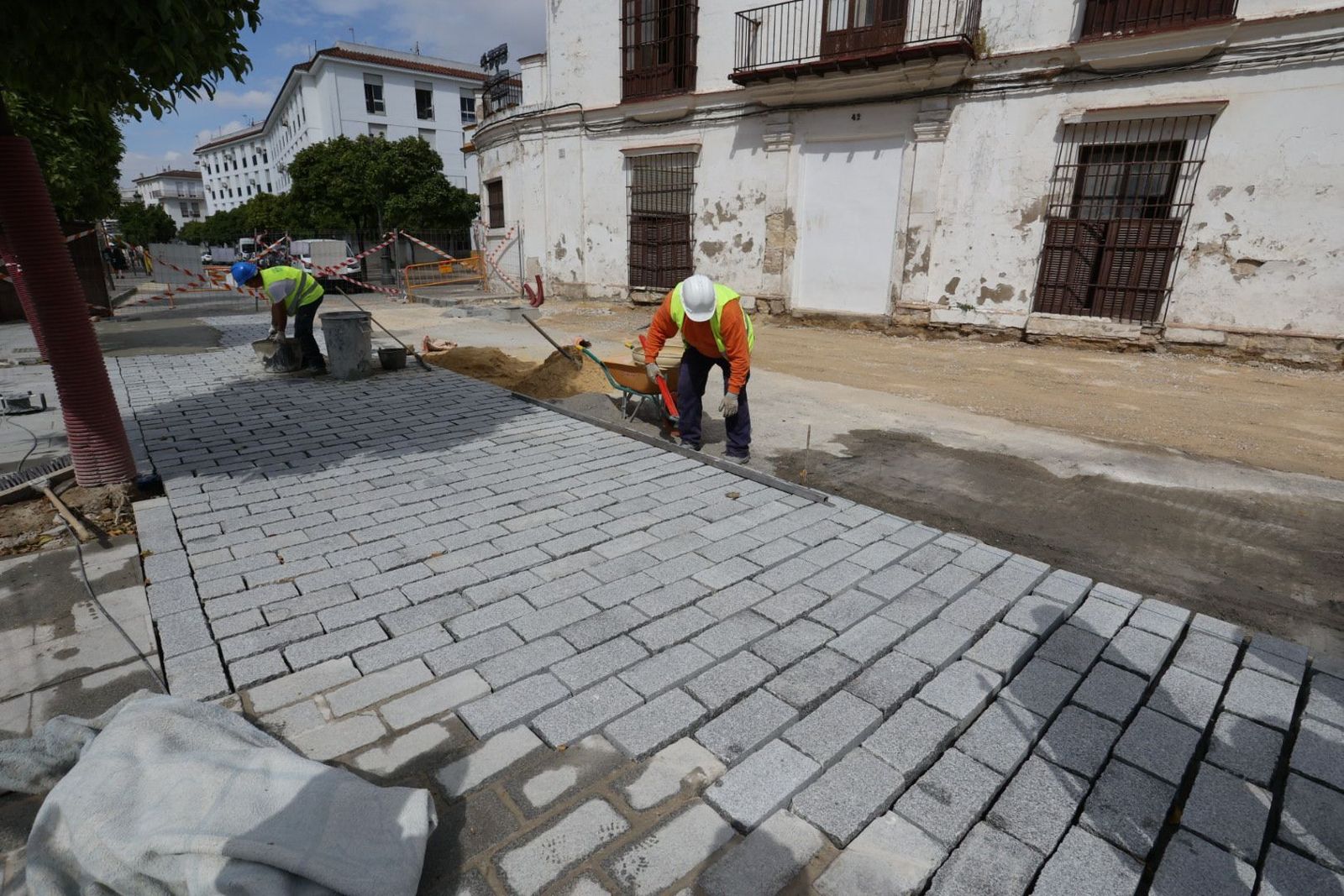 Así marchan las obras del Eje del Arroyo en Jerez