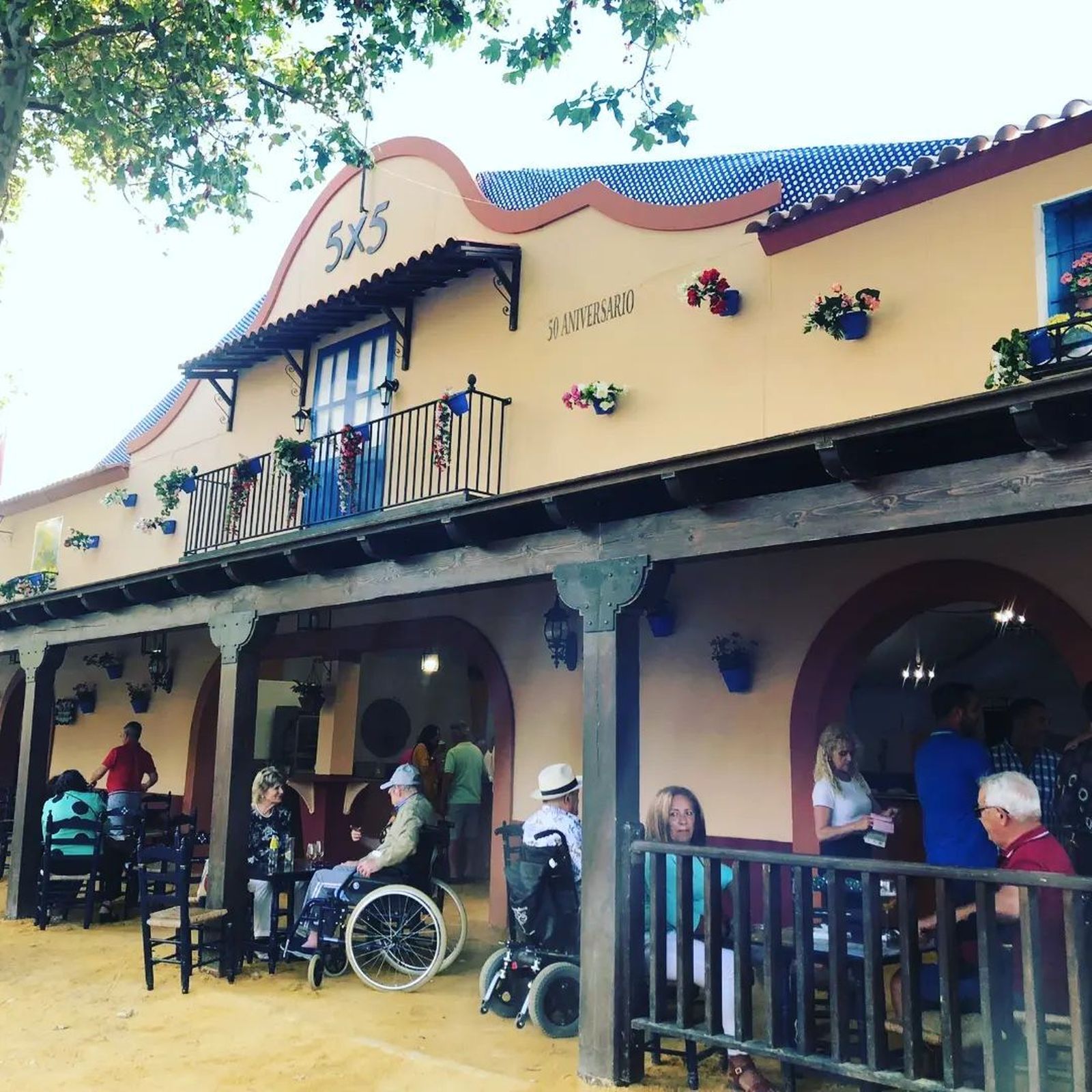 Caseta de la Peña 5x5 en la Feria de Puerto Real