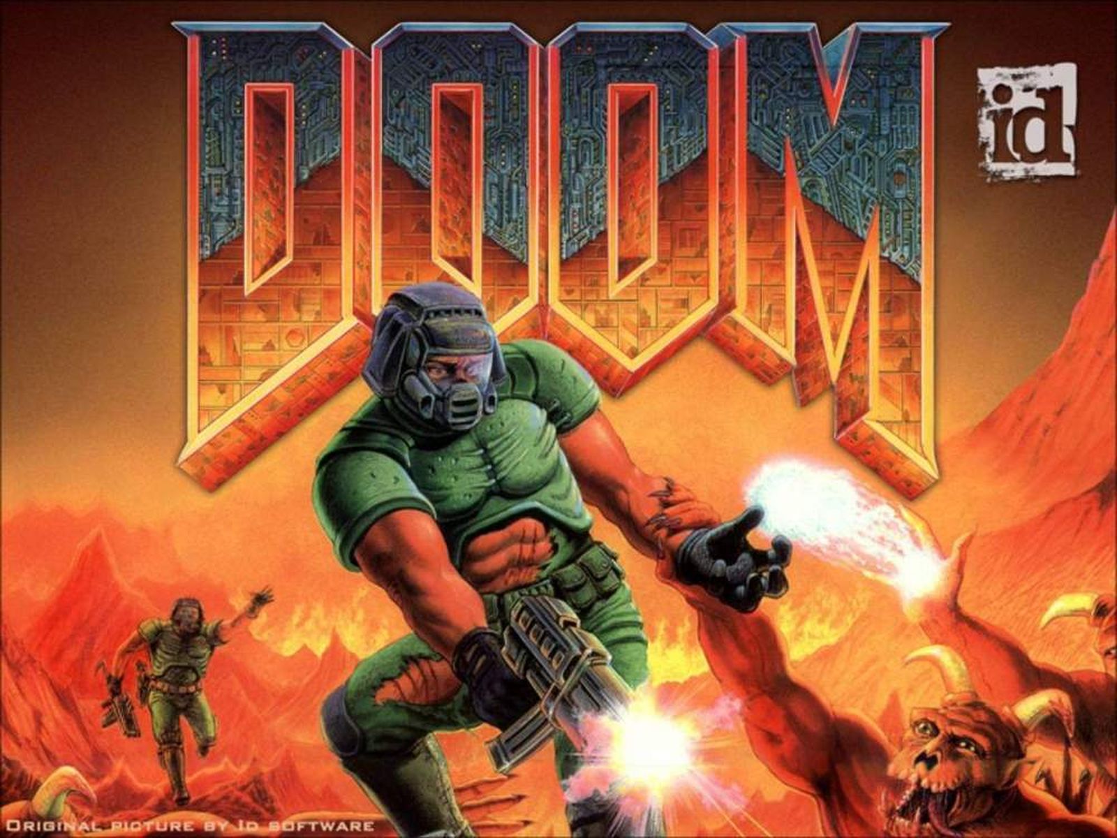 La portada de la primera versión del 'Doom'.