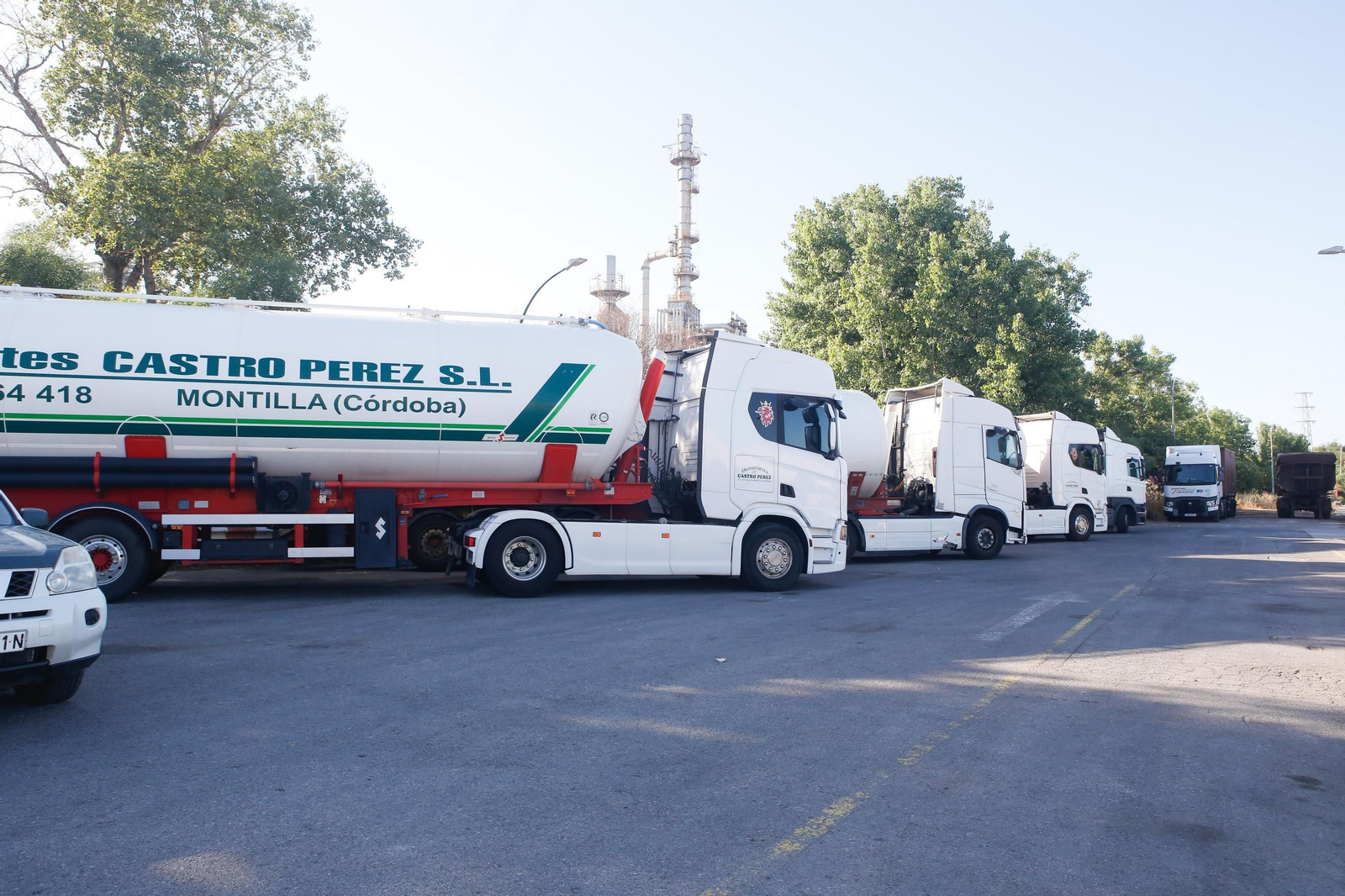 Fotos de la jornada del jueves de la huelga del metal en el Campo de Gibraltar