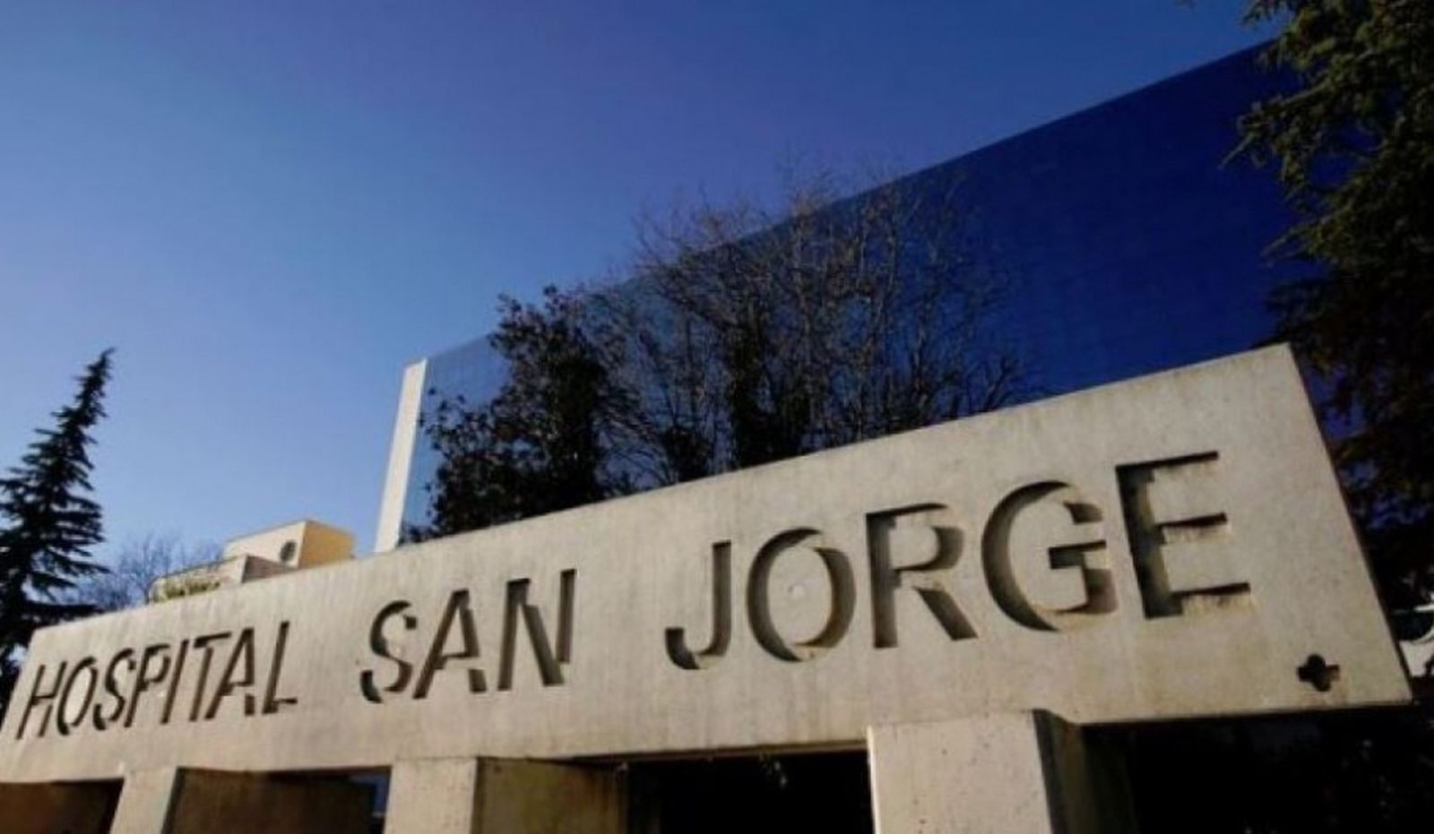 Hospital de San Jorge de Huesca, donde está ingresada la testigo de Jehová.