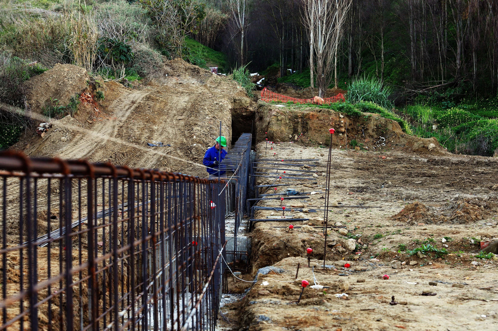 Imágenes de las obras de rehabilitación de la Fuente Vieja y su entorno
