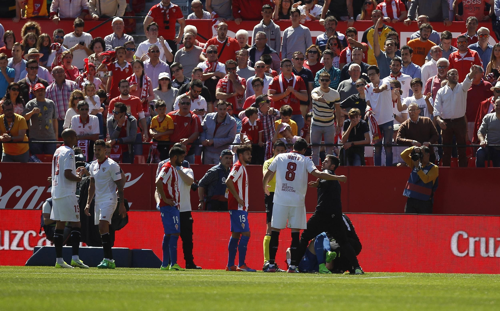 Las imágenes del Sevilla-Sporting