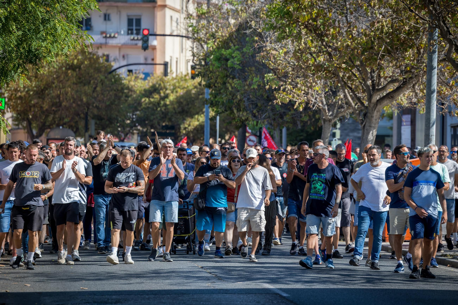 Las imágenes de las protestas de la huelga del metal en Cádiz de este miércoles 25 de junio