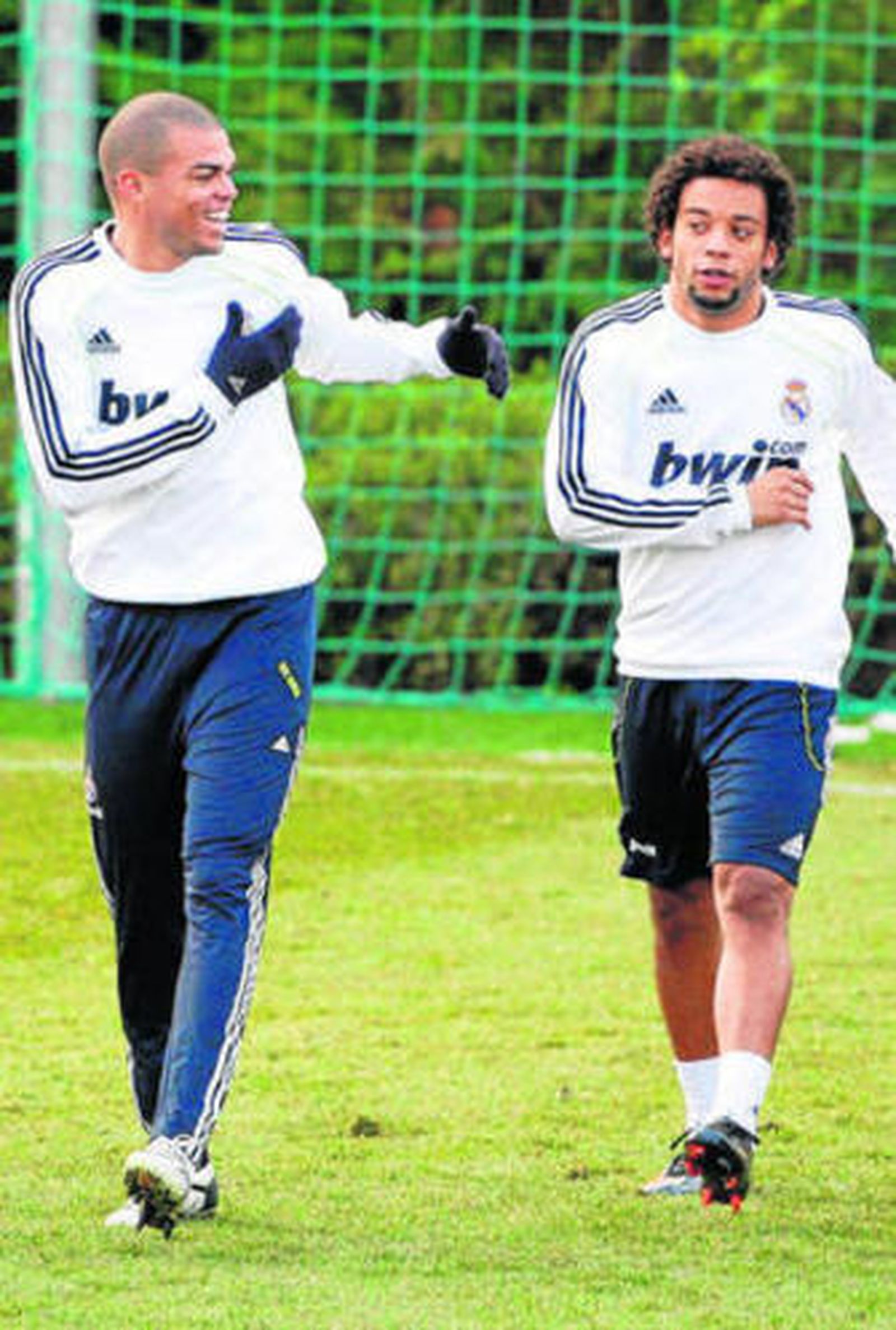 El portugués Pepe (i), una de las ausencias del Real Madrid en Getafe.
