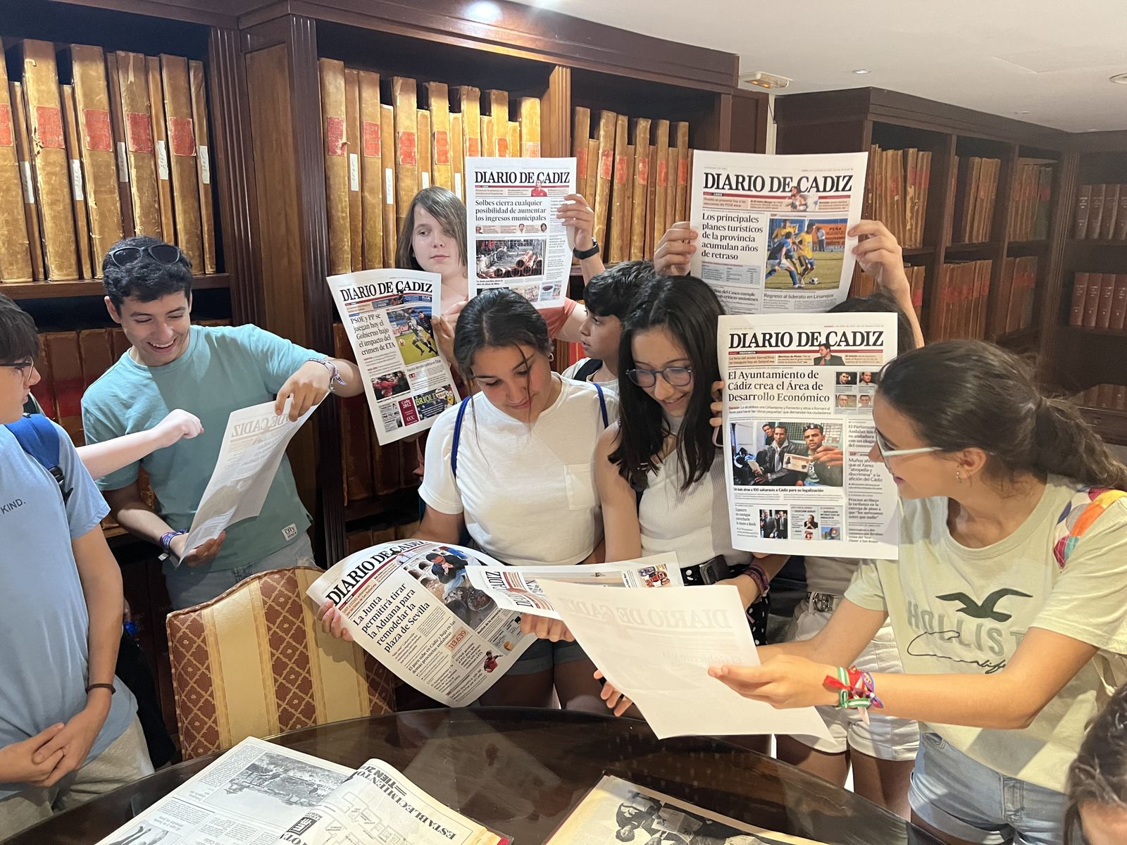 El colegio Safa-Beaterio de Alcalá de los Gazules visita Diario de Cádiz