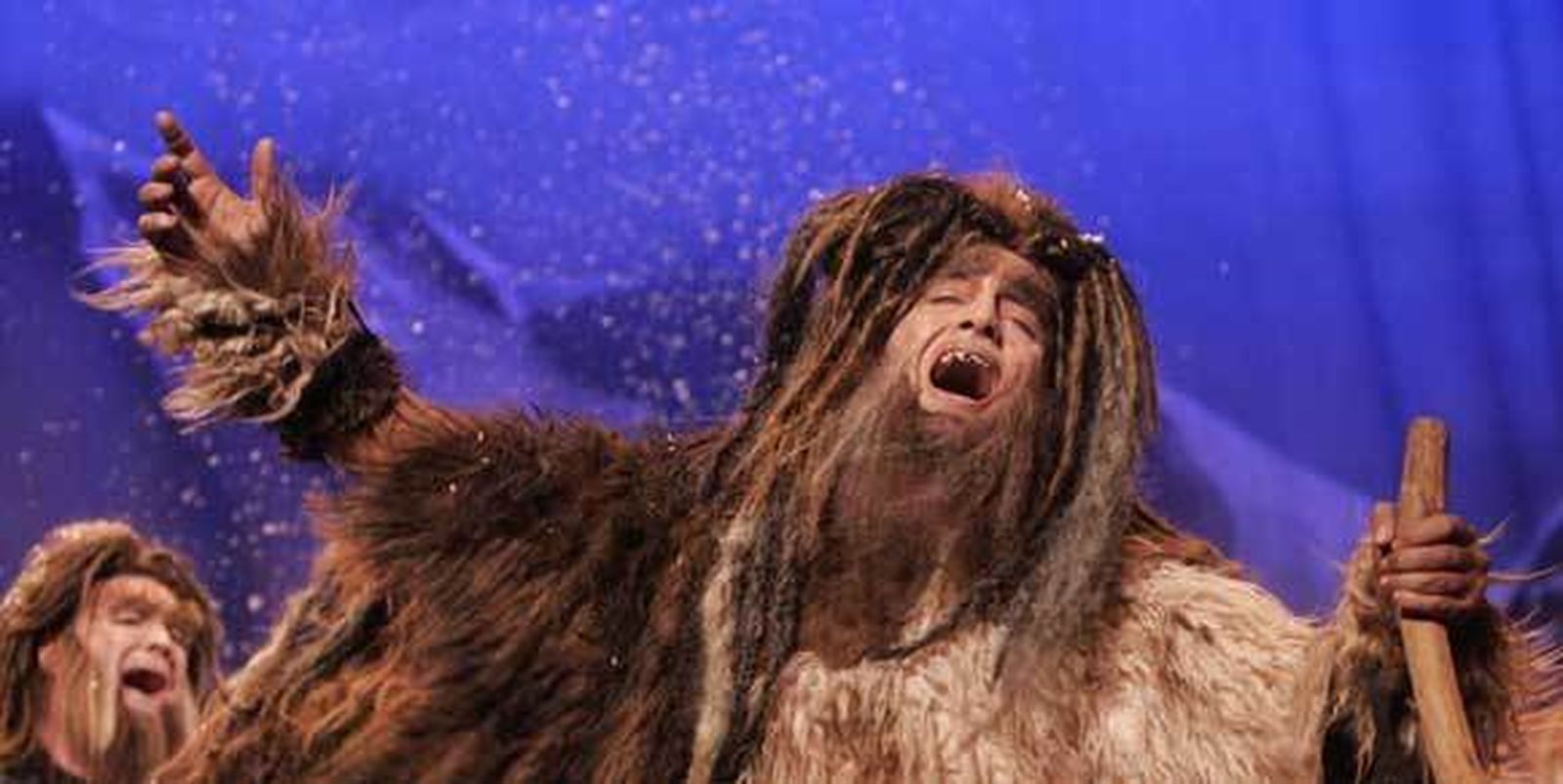 Impresionante tipo de la comparsa de Tino Tovar.   Foto: Lourdes de Vicente