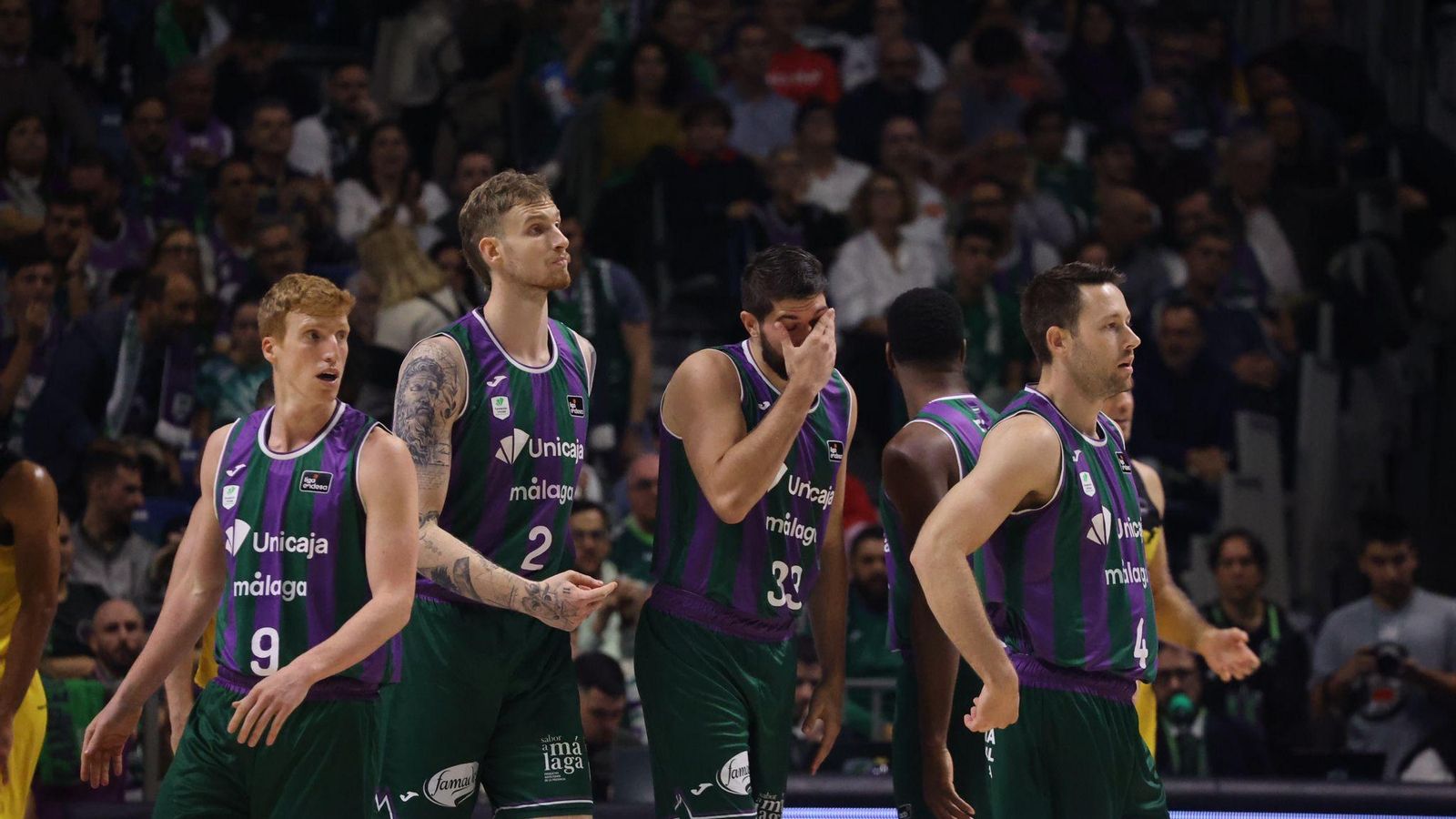 El Unicaja-La Laguna Tenerife, en fotos