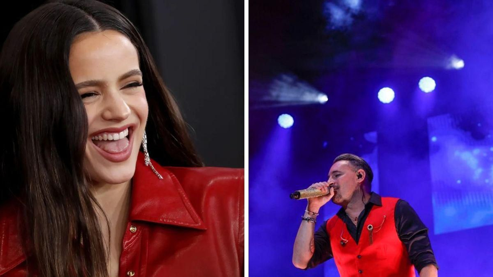 Rosalía y Andy Morales