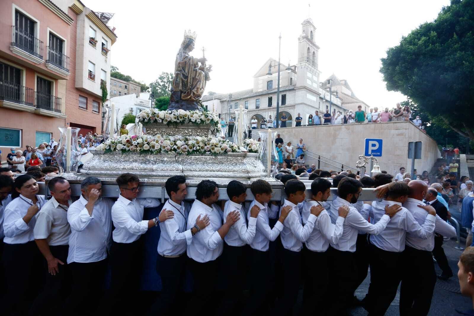 El traslado de la Virgen de la Victoria a la Catedral, en fotos