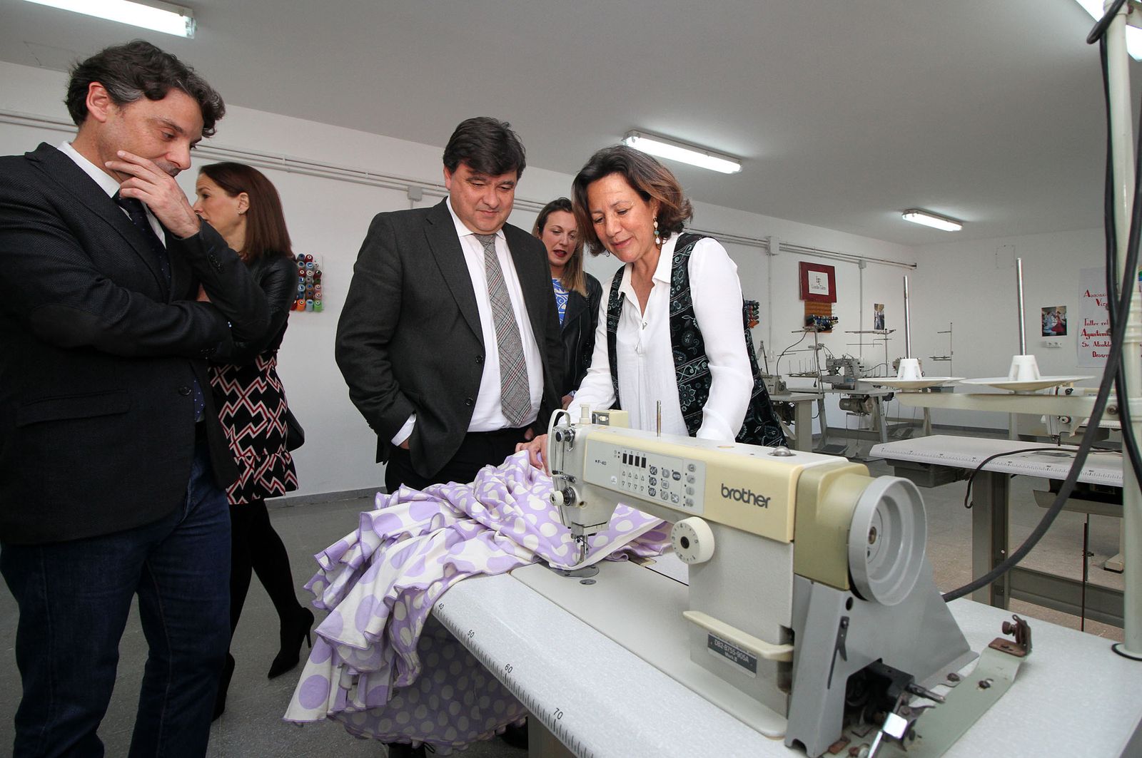 Inauguración de un aula-taller en el Virgen de Belén, en imágenes