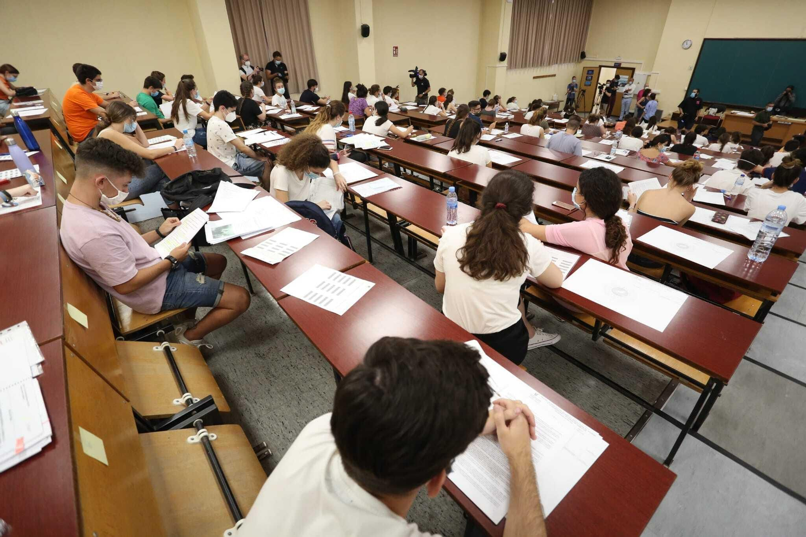 Arranca la Selectividad del coronavirus y las mascarillas en Málaga, en fotos