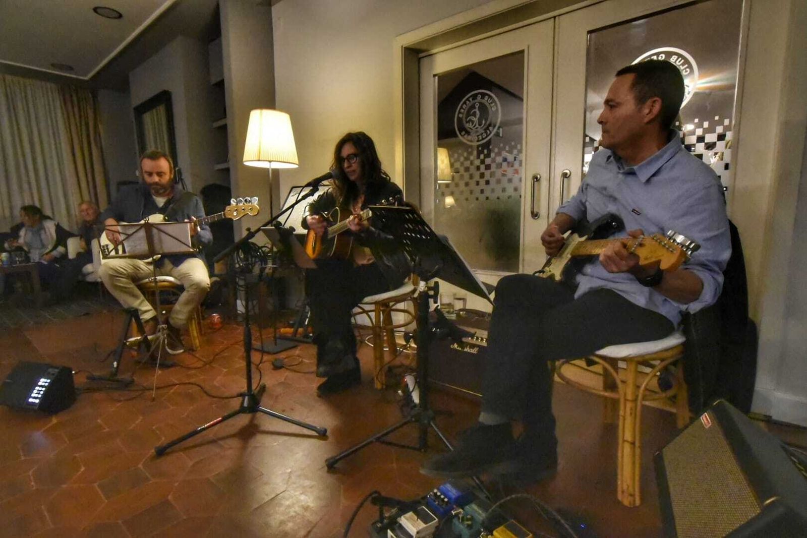 La actuación de Olga Iglesias en el Club Getares.