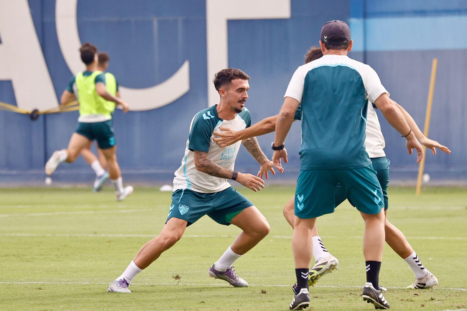 Rafita, del filial, novedad en el entrenamiento ante la baja de Carlos Puga