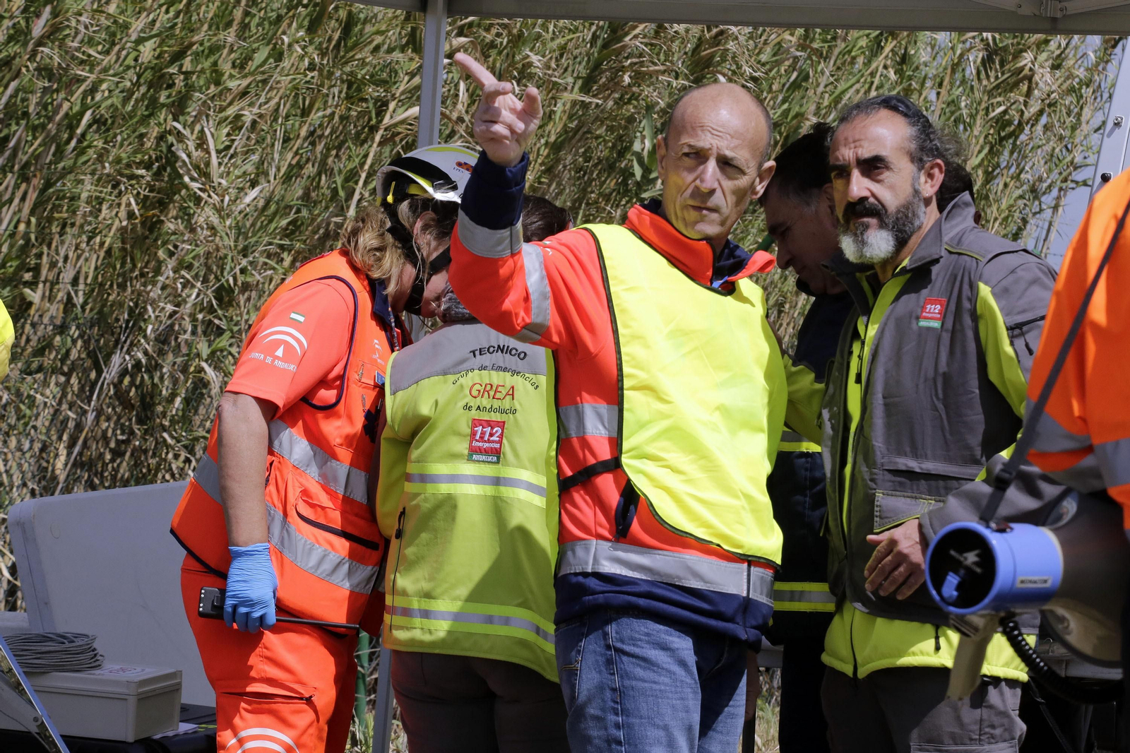 Simulacro de accidente aéreo en el aeropuerto de Jerez
