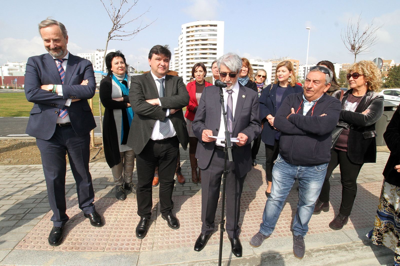 Inauguración de la Calle Doctor Cristóbal Gangoso, en imágenes