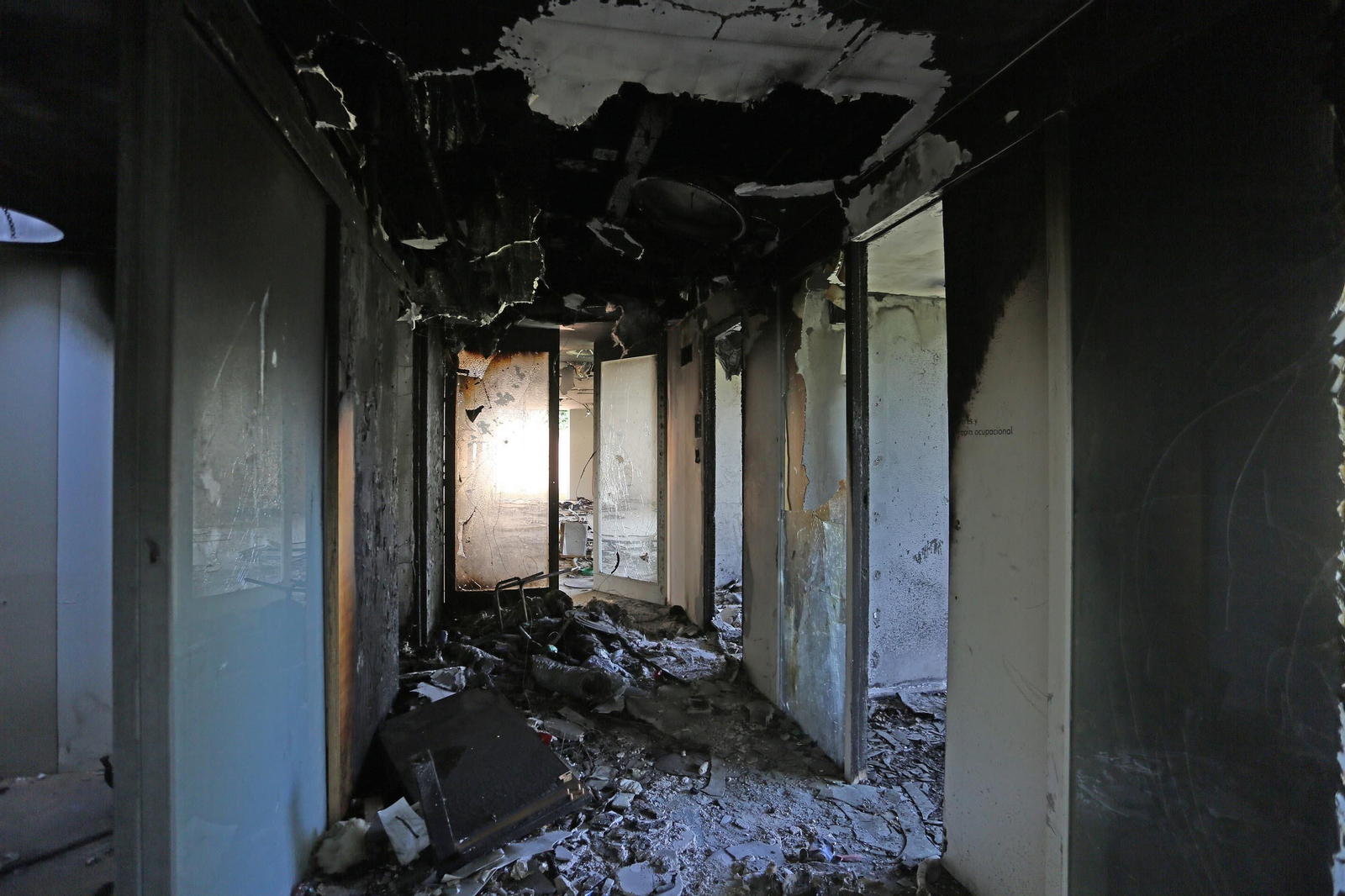 Abandono total del centro de mayores Paz y Aflicción