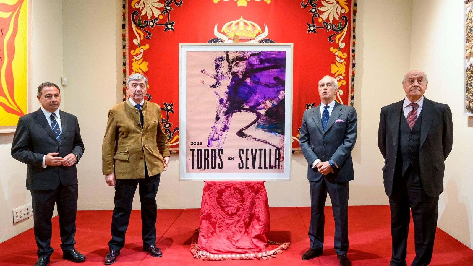 Presentación del cartel de Martha Jungwirth para la temporada taurina 2025 en Sevilla