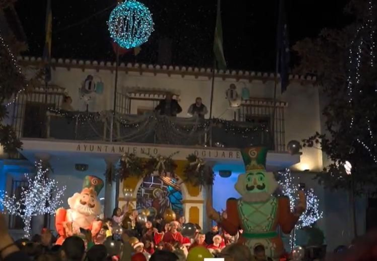 Imagen la celebración de la Navidad en la localidad el pasado año.