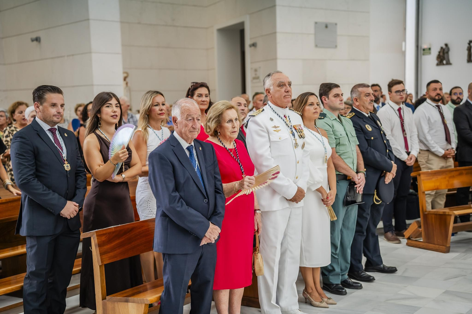 Así fue la procesión del Santísimo Cristo del Mar en el Puerto de Roquetas.