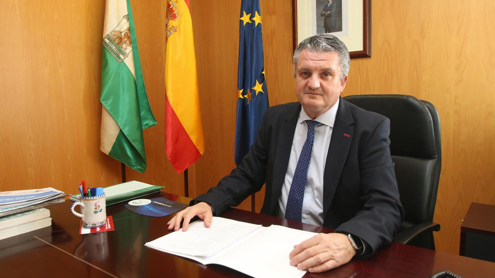 Juan de la Cruz Belmonte, delegado territorial de Salud de la Junta de Andalucía