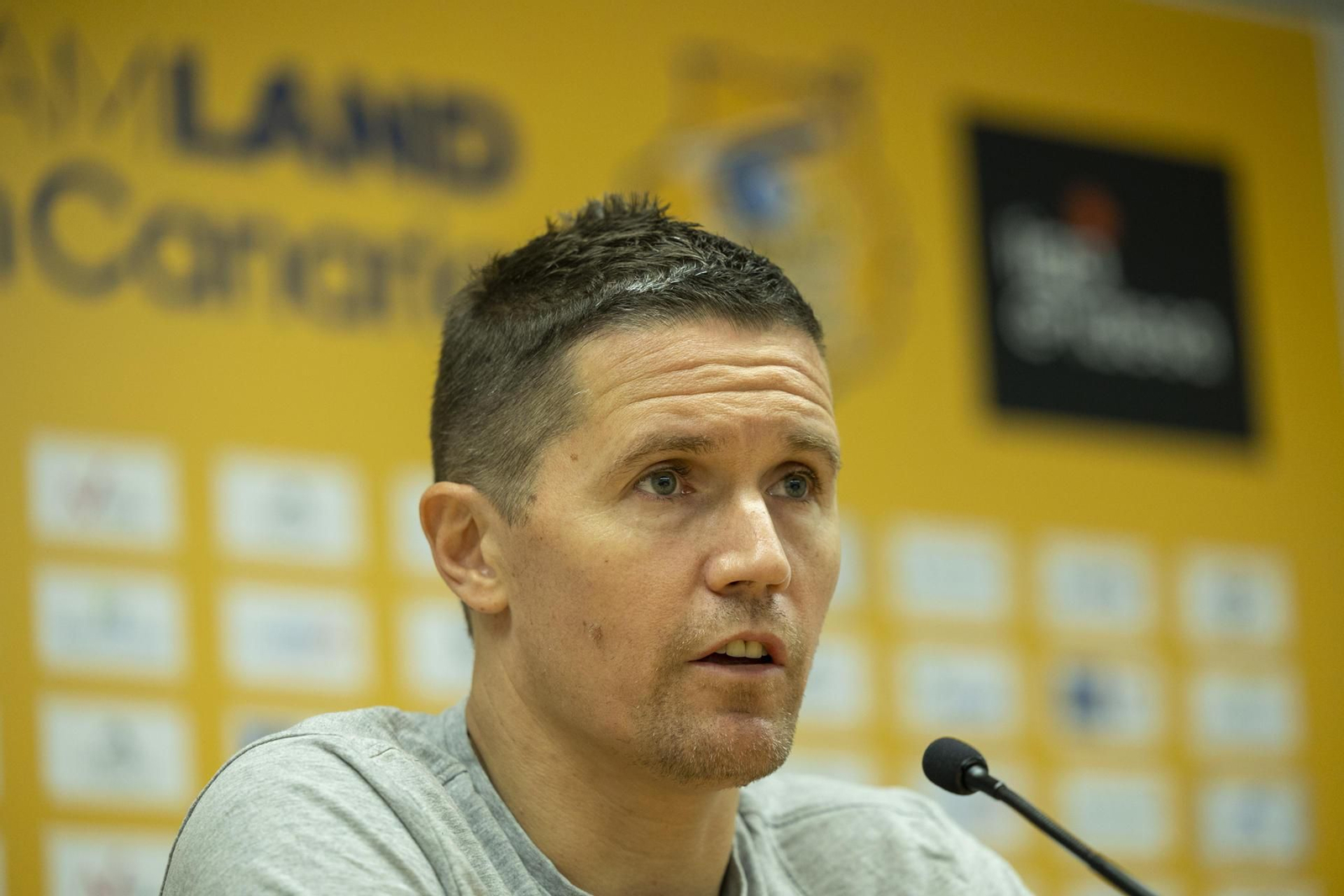 Jaka Lakovic, en la previa del Granca-Unicaja.