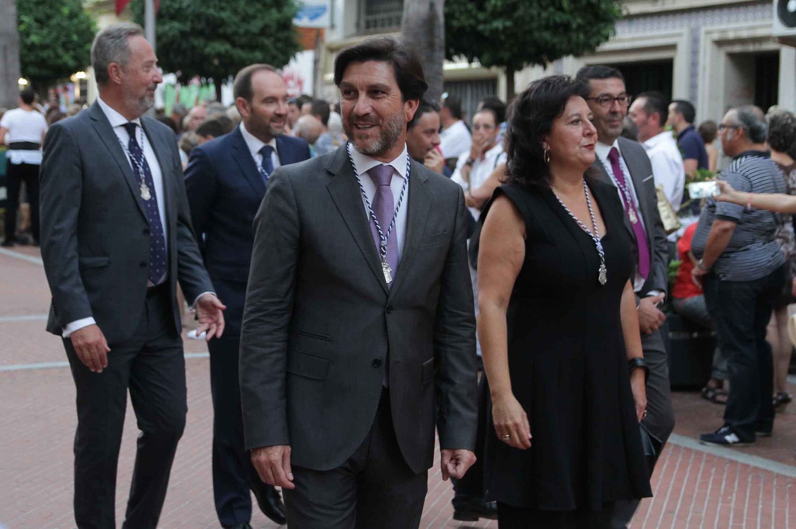 Imágenes del Señor de Pasión en la procesión del centenario de la hermandad