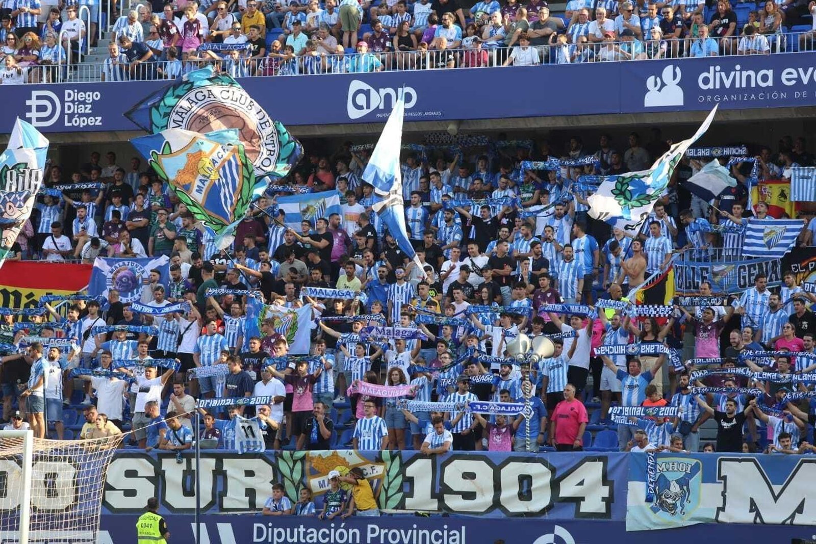 Las fotos del Málaga CF-Villarreal B