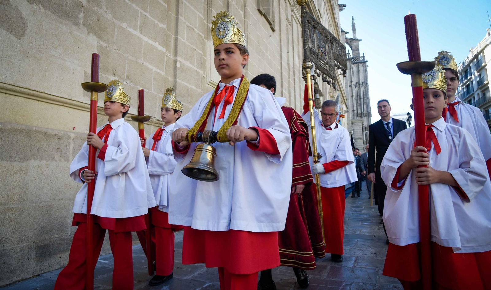 Imágenes de la procesión de impedidos de El Sagrario