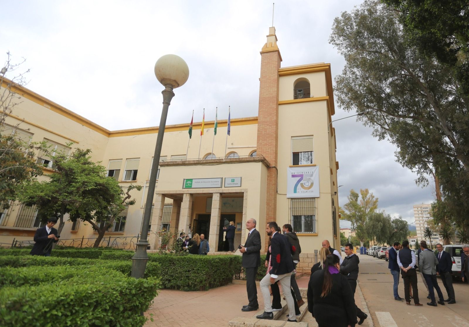 El Instituto de la Rosaleda en la presentación del 75 Aniversario.