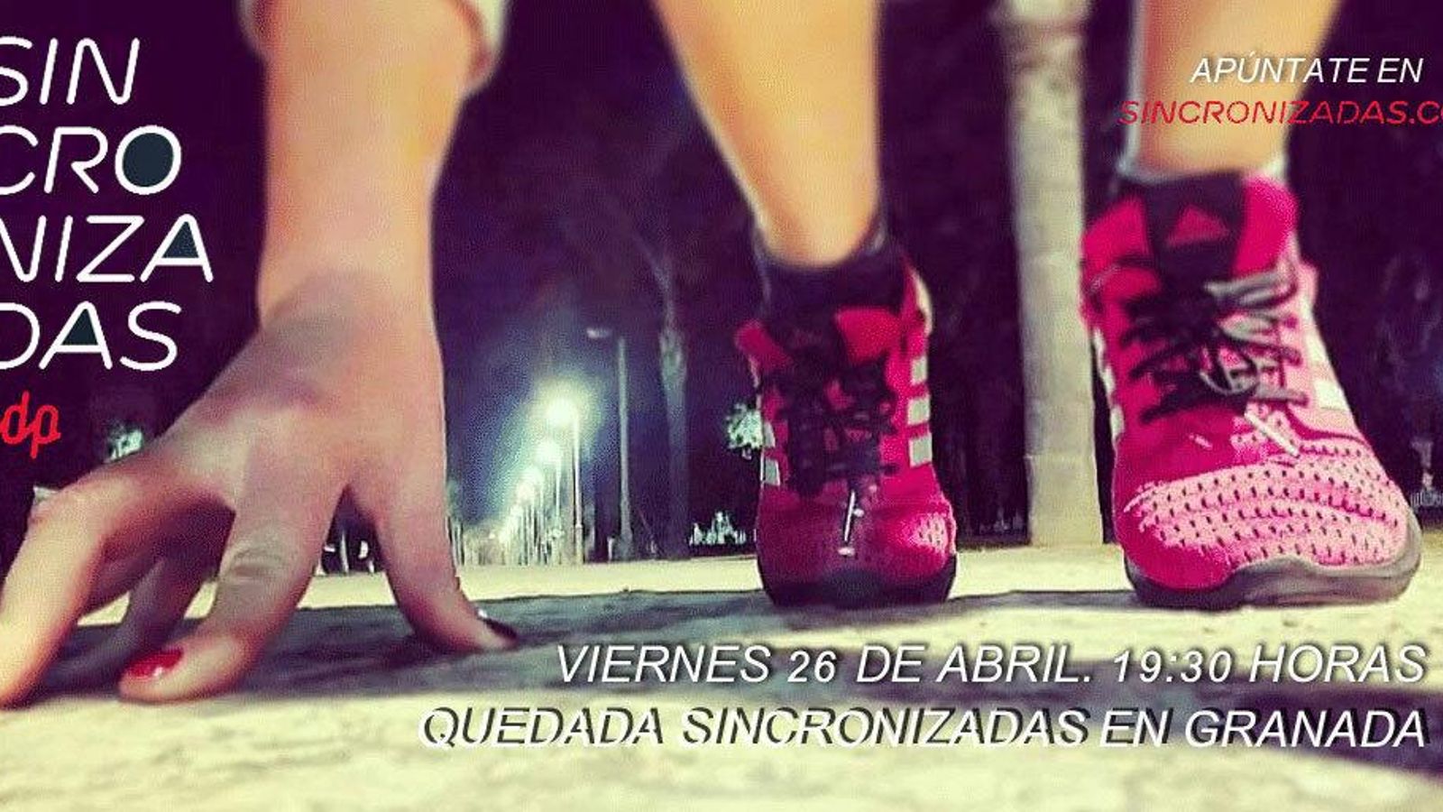 Cartel de la quedada.