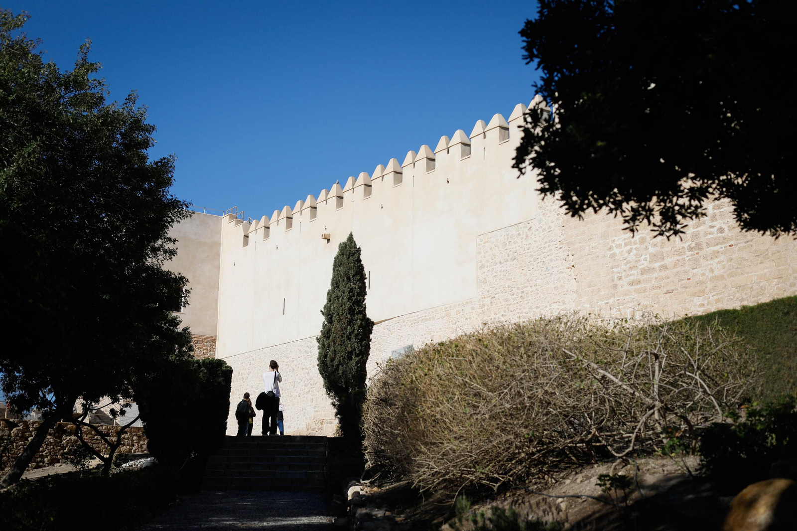 Restauración torre Sur Alcazaba