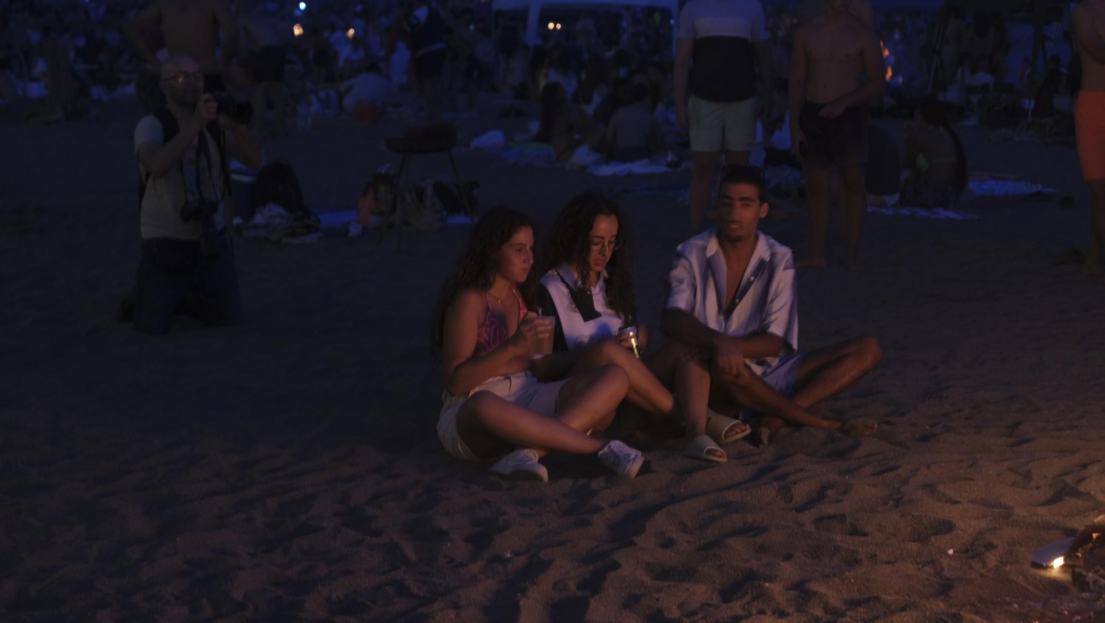 La Noche de San Juan en Almería, en imágenes