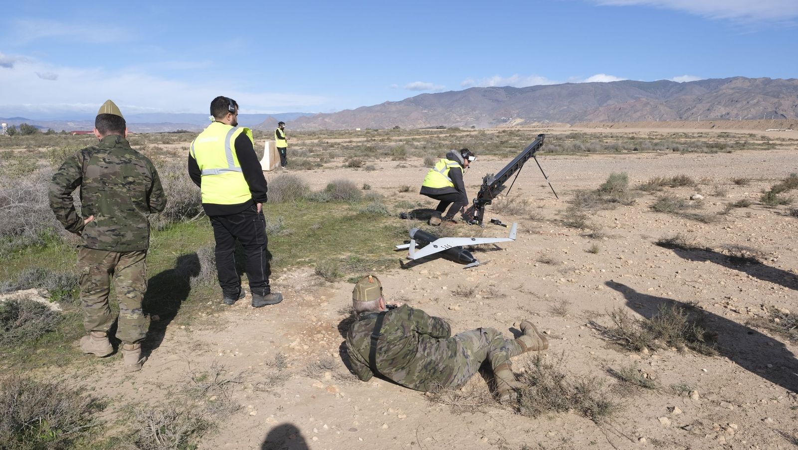 En imágenes: así entrena La Legión para combatir contra los drones