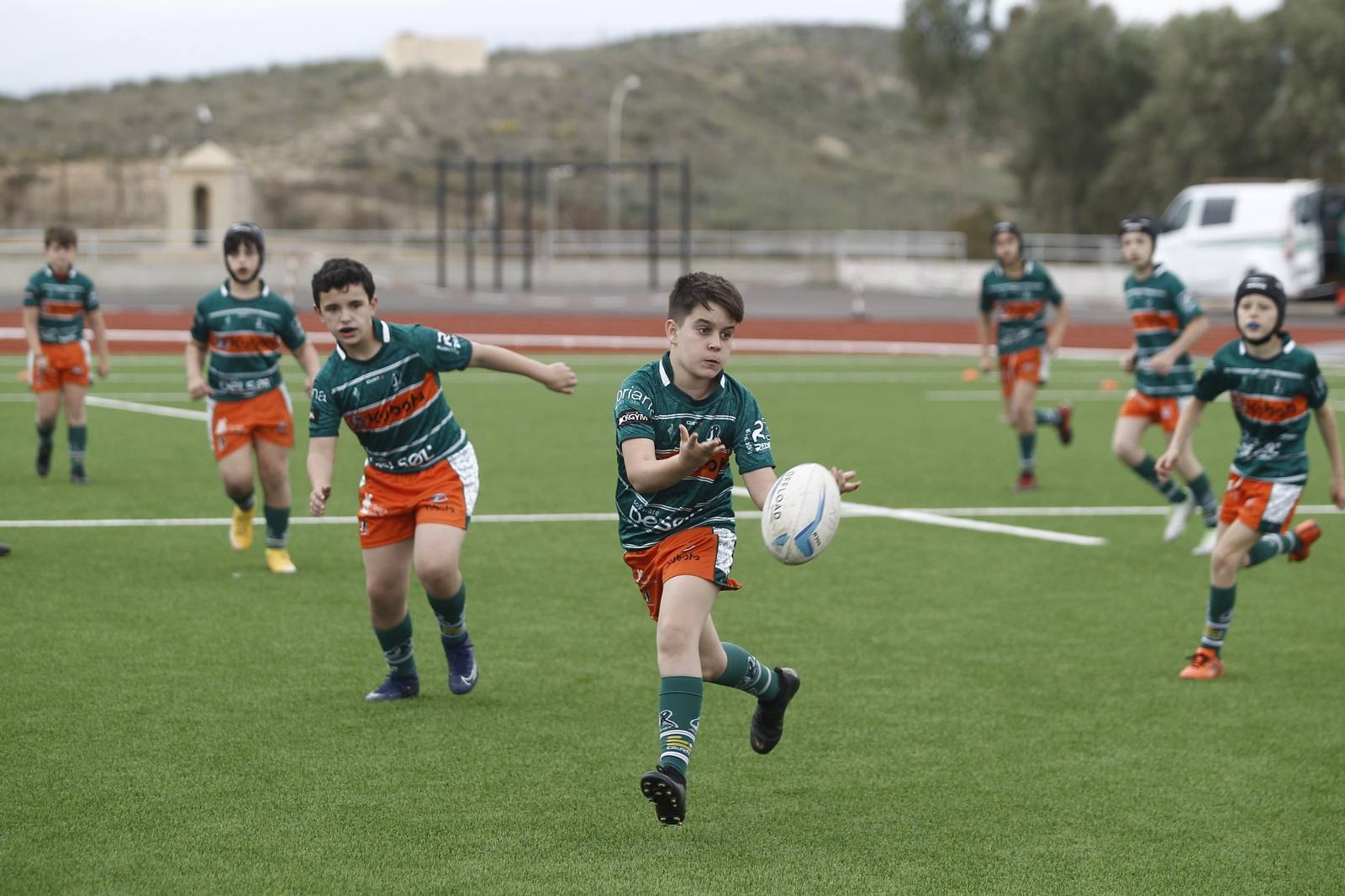 Fotogalería rugby sub-12 andaluz en la Base de La Legión. Viator (Almería)