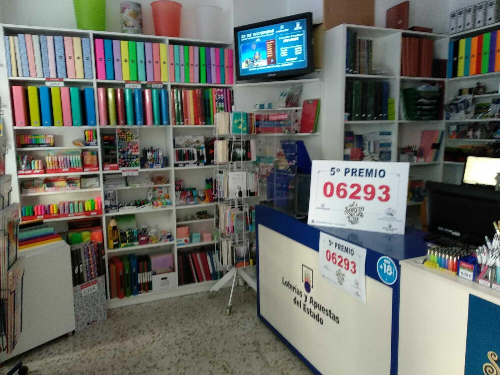 Las fotos de los premios de la Lotería de Navidad en Málaga