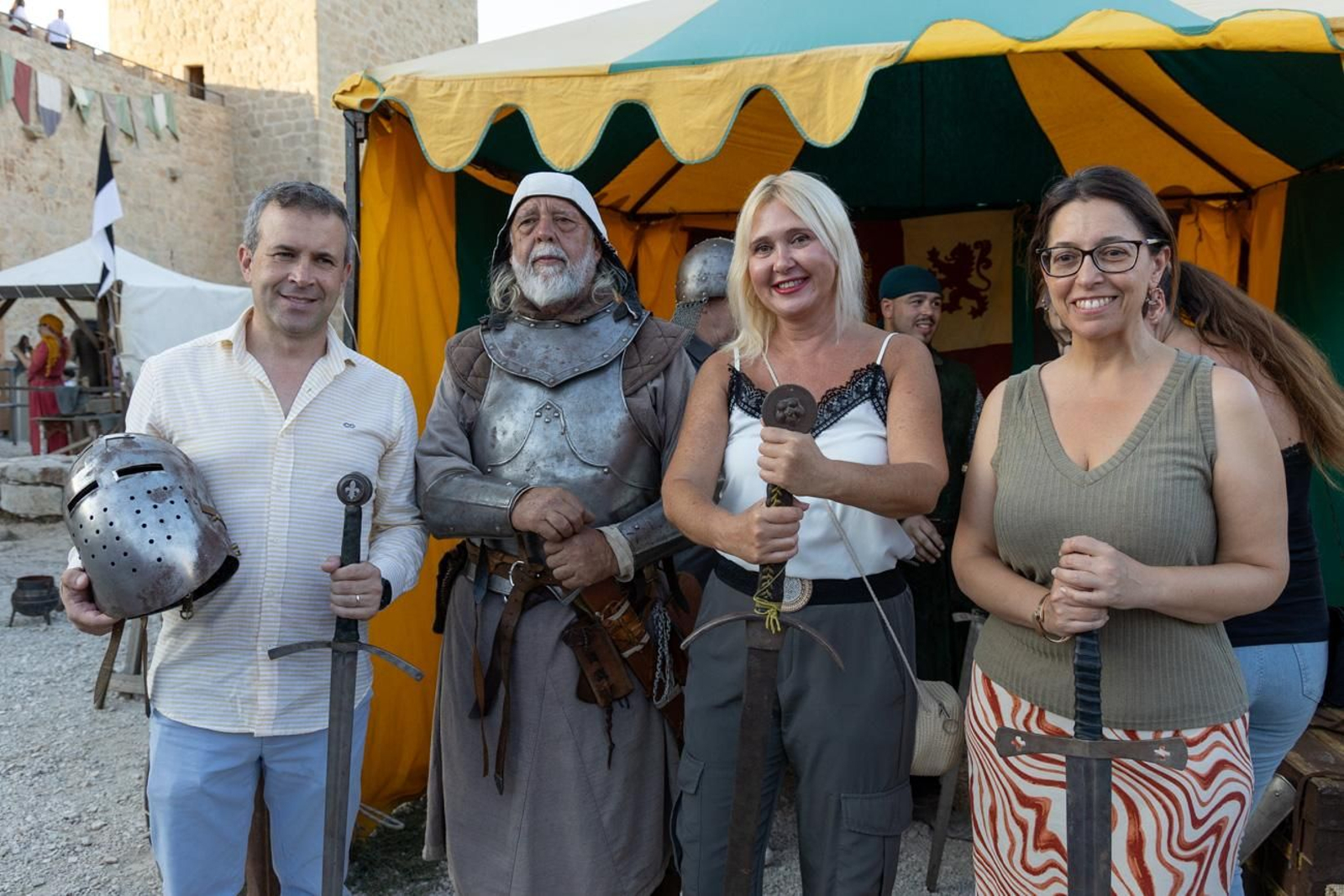 Moradores del Castillo de Jaén, recreación histórica de la Edad Media en el Cerro de Santa Catalina