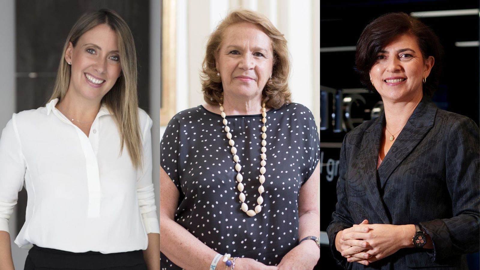 Pilar Martínez-Cosentino, Concha Yoldi y Macarena Gutiérrez