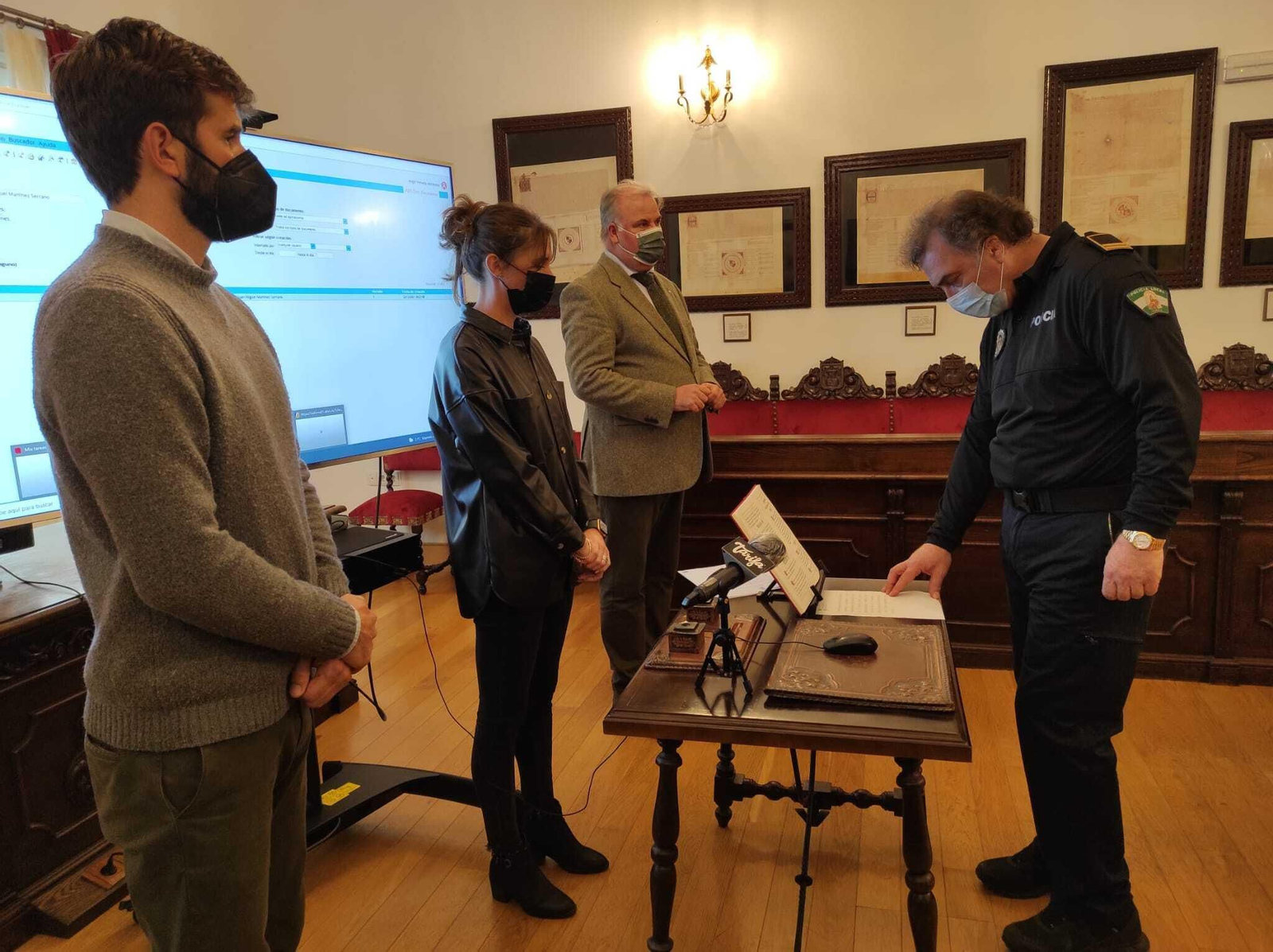 La toma de posesión del nuevo jefe de la Policía Local de Tarifa.